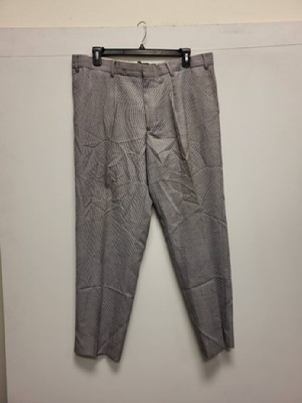 TFW Mens Dress Pants 40x31 Houndstooth Career Office Business Casual Trousers